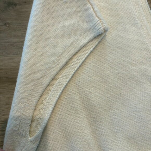 Lili Sidonio Anthropologie sleeveless sweater mock neck cream small - Picture 7 of 8